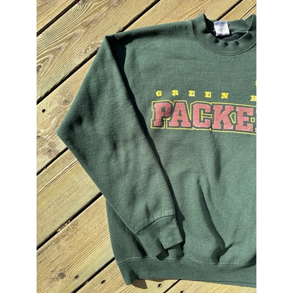 Vintage 90s Green Bay Packers NFL Crewneck Sweatshirt XL Made USA